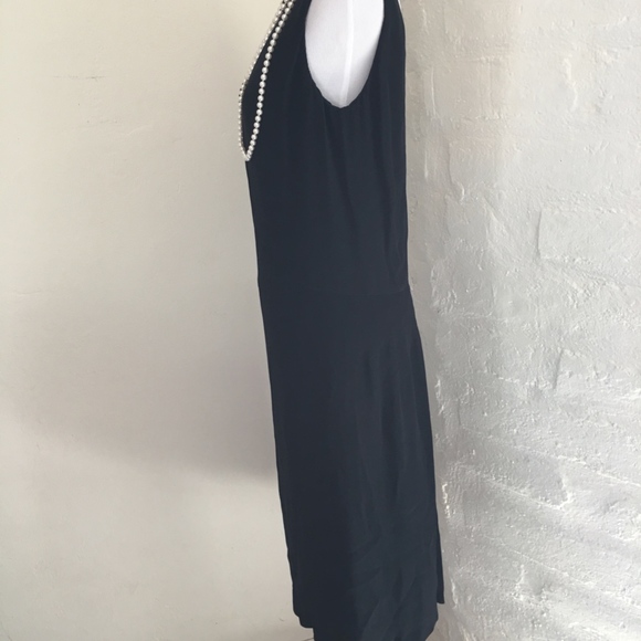 R.E.D. Valentino Black Cocktail Dress Size 46 (12) - Picture 6 of 7